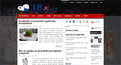 Desktop Screenshot of 18x.cz